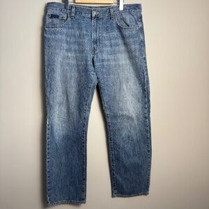 Calvin Klein Jeans Men's Denim Straight Cut Regular Wash Blue Jeans Size Tag: 36